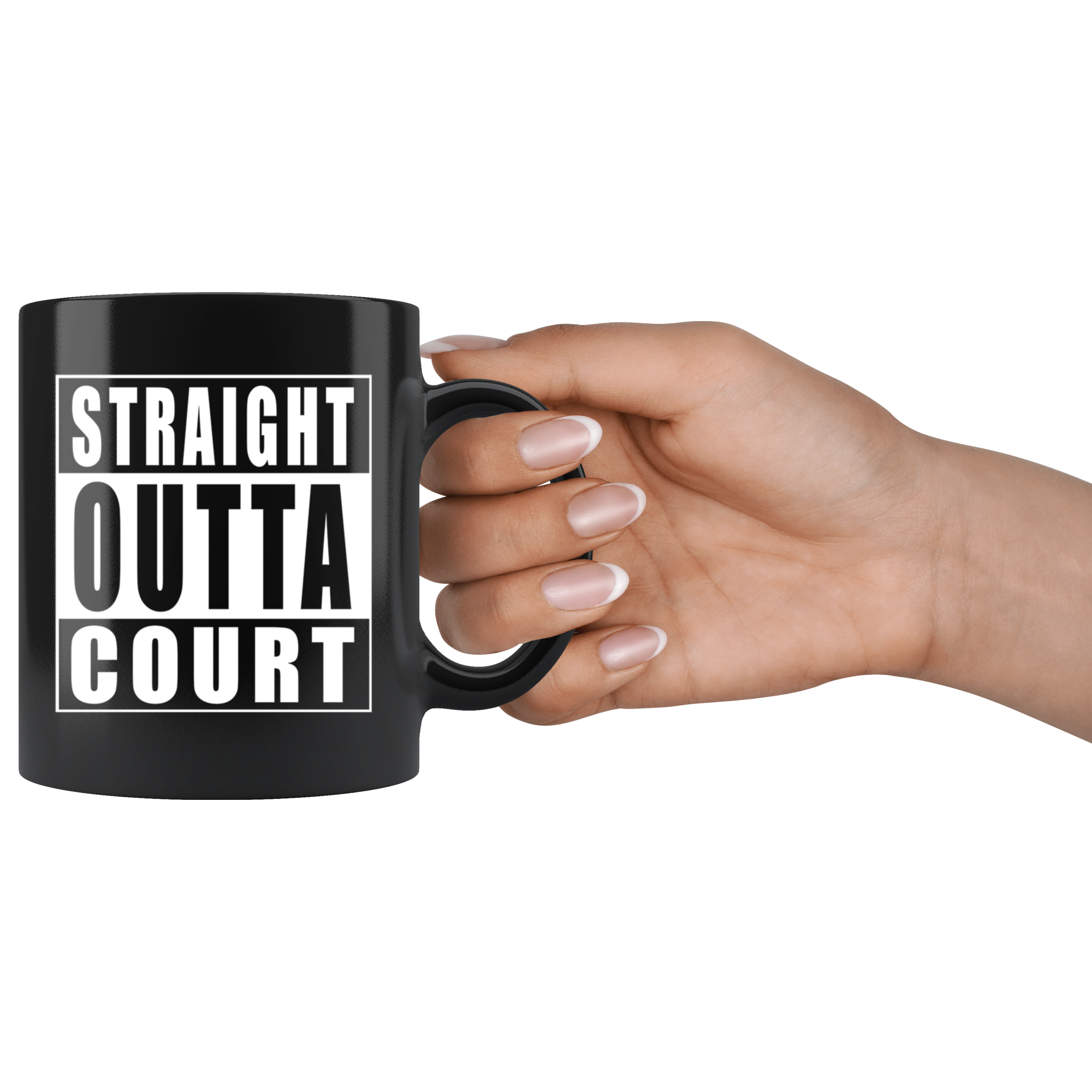 Straight Outta Court Mug
