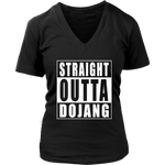 Straight Outta Dojang Womens V-Neck