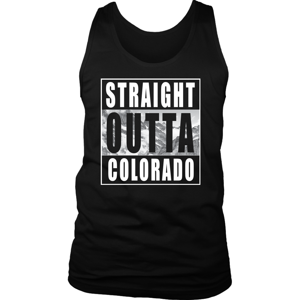 Straight Outta Colorado Custom With Back